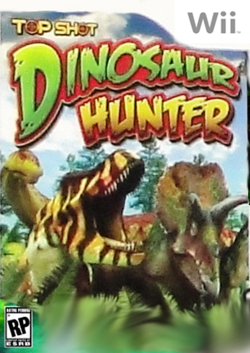 Top Shot: Dinosaur Hunter box art for Wii